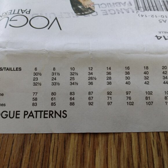 Vogue 8814 Sleeveless Dress Sewing Pattern 6-14 UNCUT - Picture 8 of 15